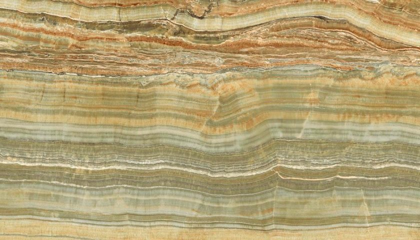 ARIOSTEA Green Onyx Vein Cut