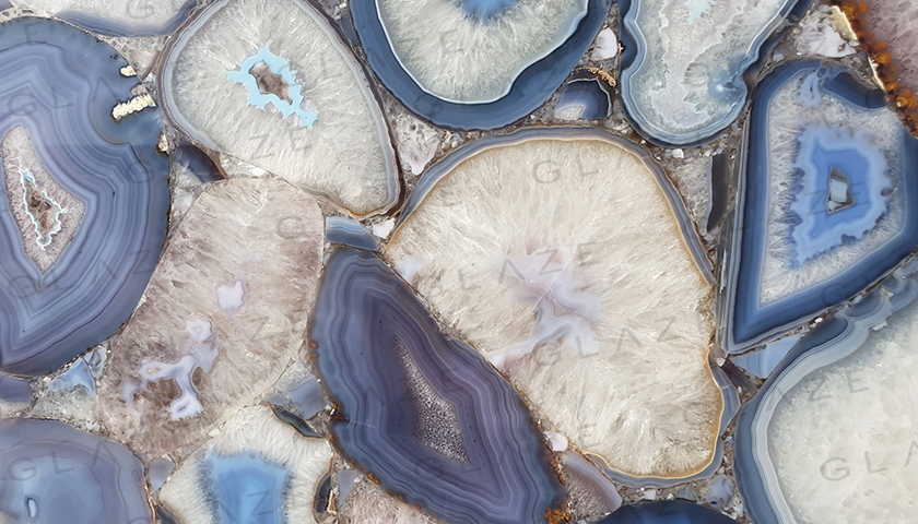 Precious Stone AGATE Lilac