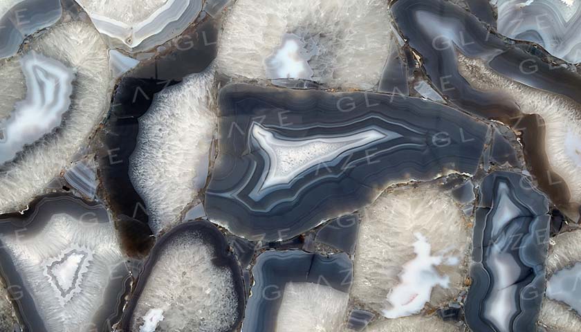 Precious Stone AGATE Grey