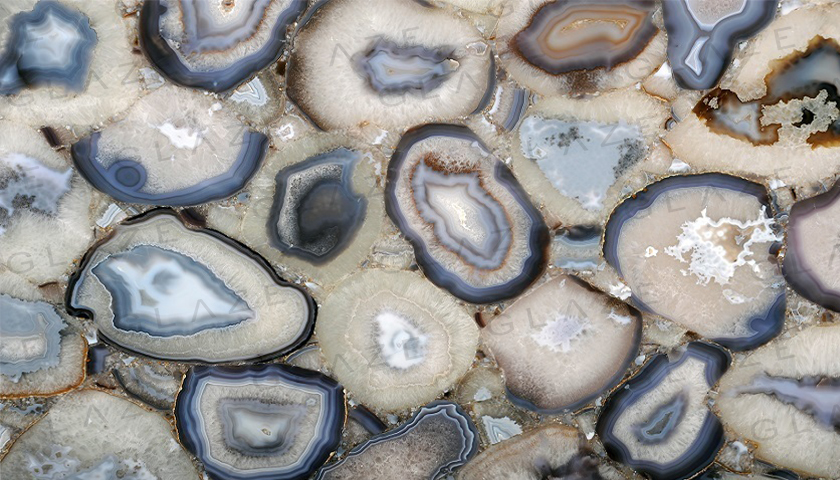 Precious Stone AGATE Grey Giant