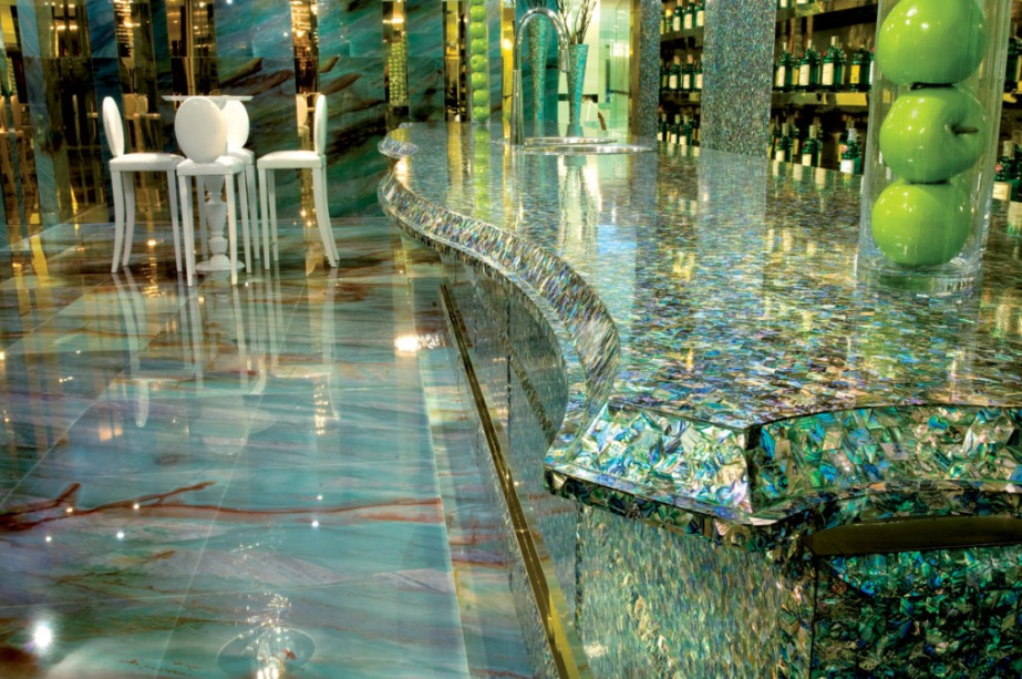 Precious Stone ABALONE Green Random
